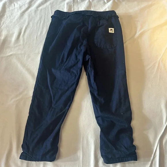 H&M - navy straight cut joggers/sweatpants. Size 3T - Picture 4 of 5